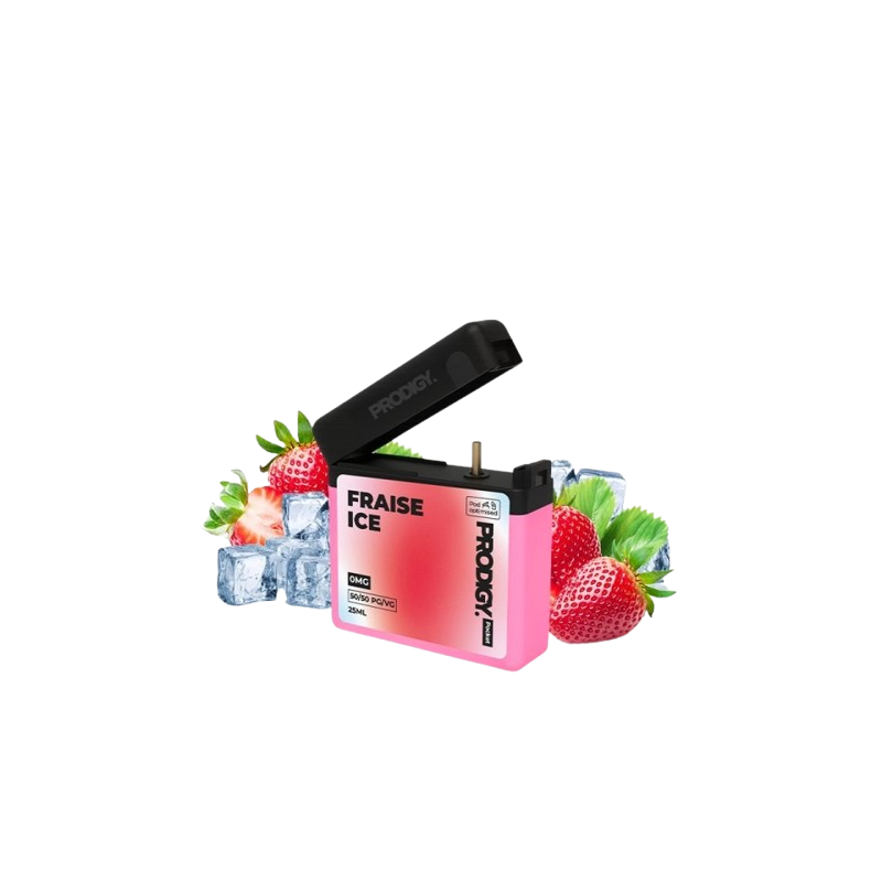 E-liquide Prodigy Pocket 25ml Fraise Ice