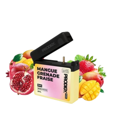 E-liquide Prodigy Pocket 25ml Mangue Grenade Fraise