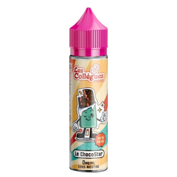 E-liquide Le Chocostar de la gamme Les Collègues chez Klopina