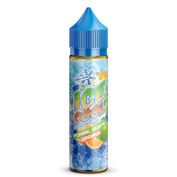 E-liquide Pomme verte Orange de la gamme Ice cool chez Klopina