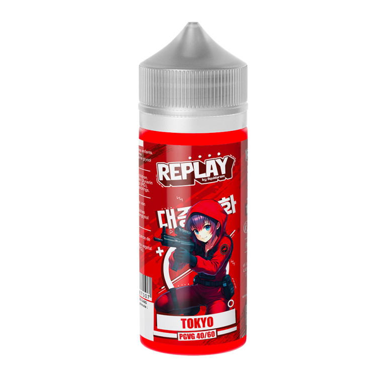 E-liquide Tokyo 100ml de la gamme Replay