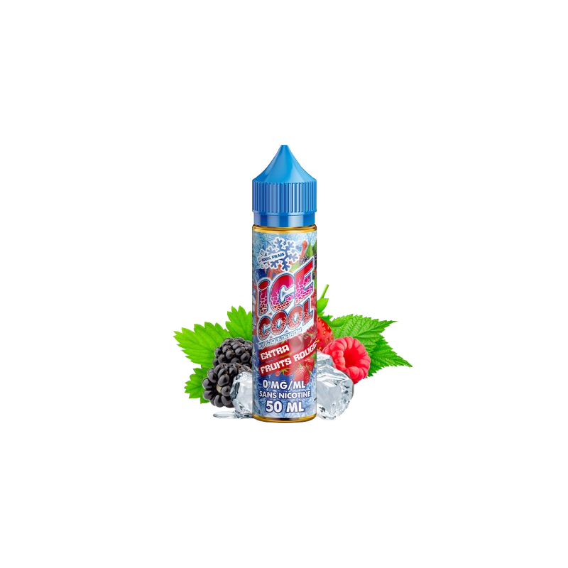 E-liquide Extra Fruits Rouges 50ml de la gamme Ice cool