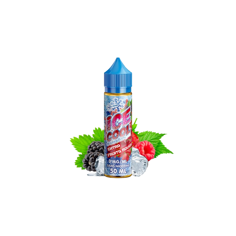 E-liquide Extra Fruits Rouges 50ml de la gamme Ice cool