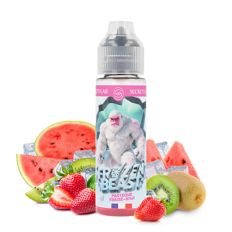 E-liquide Frozen Beast Pastèque Fraise Kiwi 50ml de la marque Secret's Lab