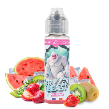 E-liquide Frozen Beast Pastèque Fraise Kiwi 50ml de la marque Secret's Lab