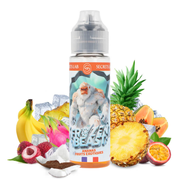 E-liquide Frozen Beast Ananas Fruits Exotiques 50ml de la marque Secret's Lab
