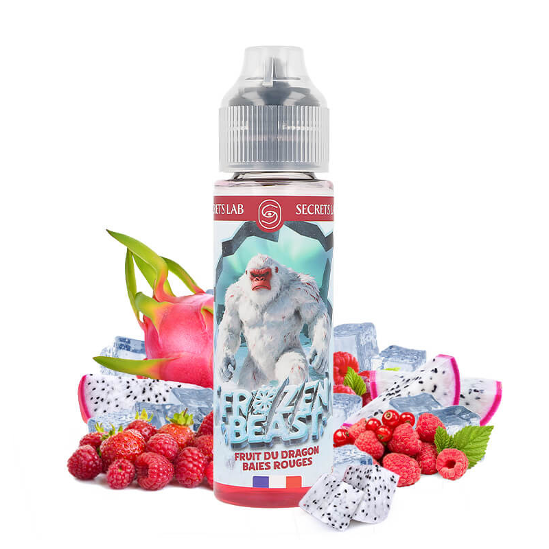 E-liquide Frozen Beast Fruit du Dragon Baies Rouges 50ml de la marque Secret's Lab