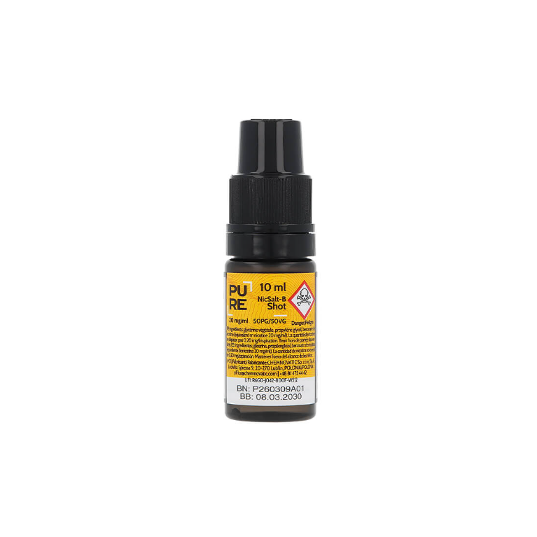 Booster aux sels de nicotine 50/50 NicSalt de la marque Pure