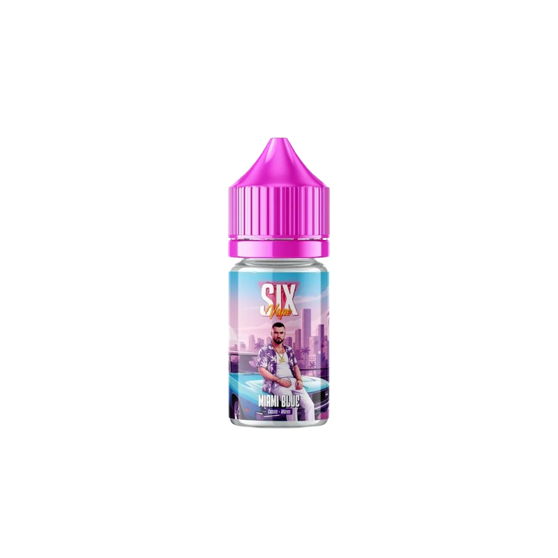 Concentré Miami Blue 30ml de la gamme SIX Vape