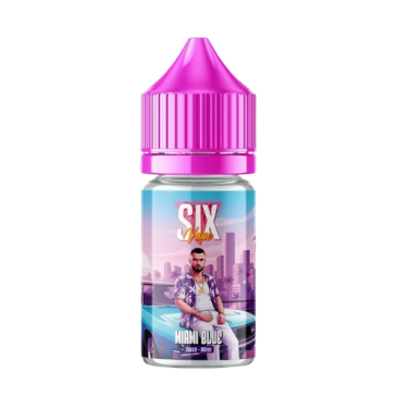 Concentré Miami Blue 30ml de la gamme SIX Vape