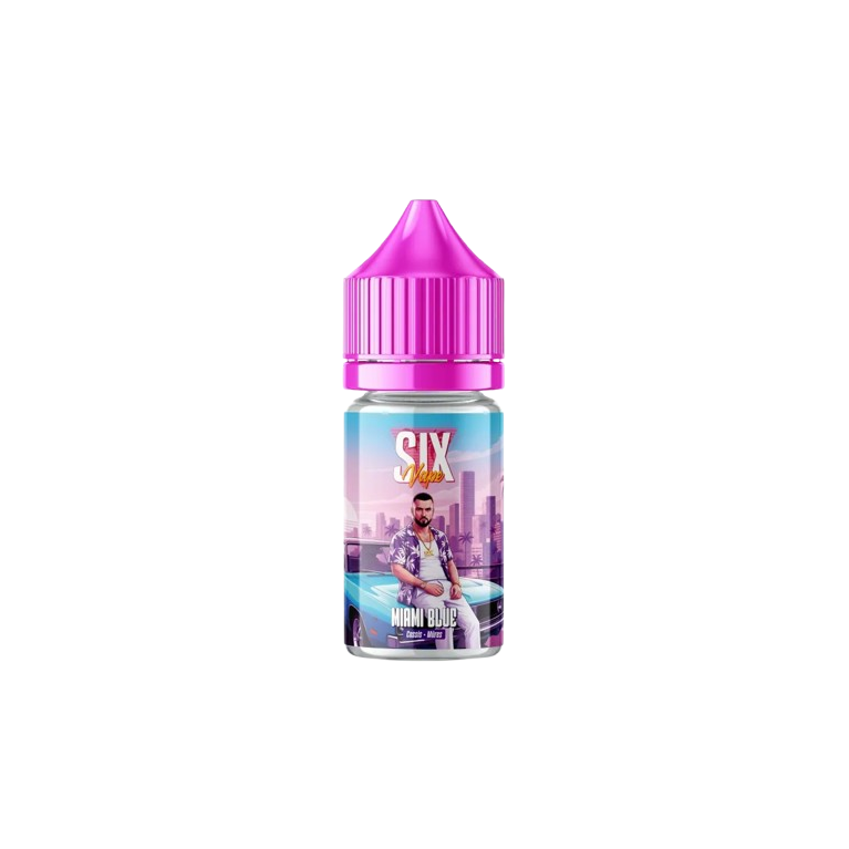 Concentré Miami Blue 30ml de la gamme SIX Vape