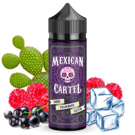 E-liquide Cassis Framboise Cactus 100ml de la marque Mexican Cartel