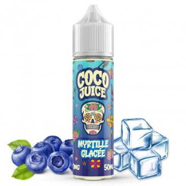 E-liquide Myrtille glacée de la gamme Coco Juice