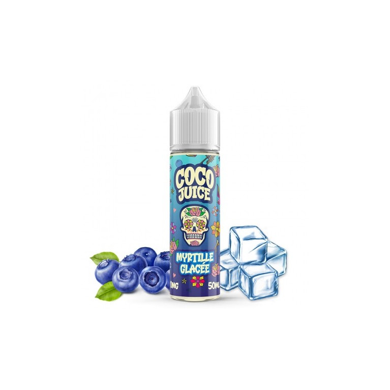 E-liquide Myrtille glacée de la gamme Coco Juice