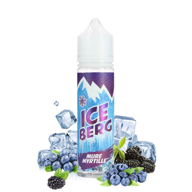 E-liquide Iceberg Mûre Myrtille de la marque LiquideLab 