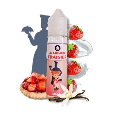 E-liquide Fraisier 50ml de la marque Le Liquide