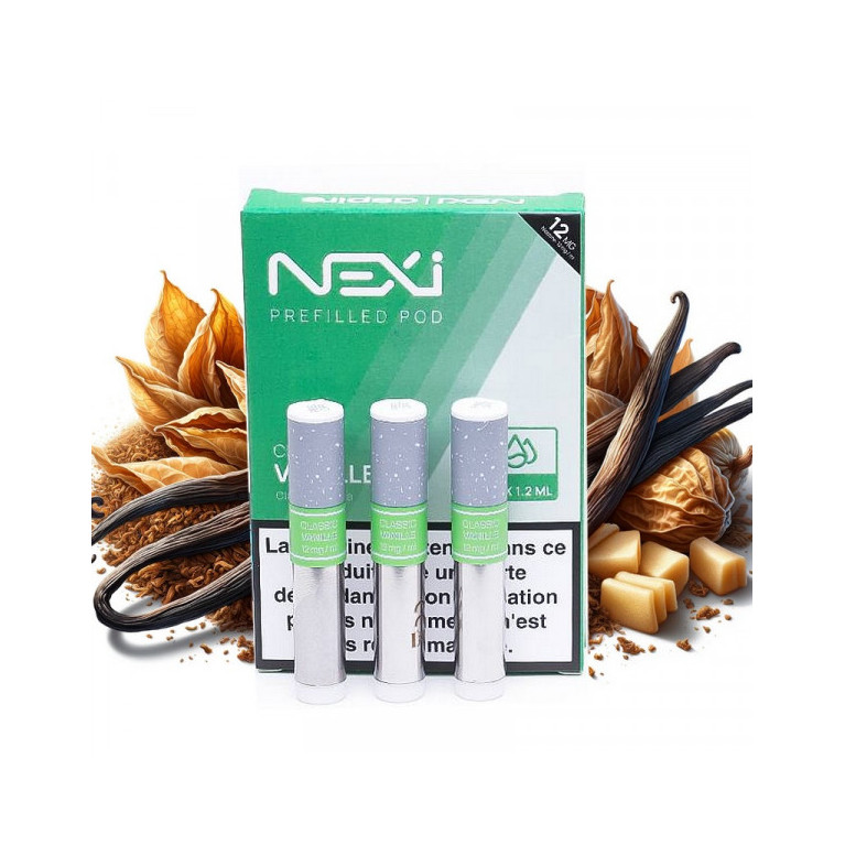 Cartouches Nexi One Classic Vanille de la marque Aspire chez Klopina.