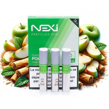 Cartouches Nexi One Classic Pomme de la marque Aspire chez Klopina.