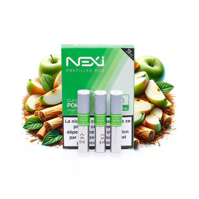 Cartouches Nexi One Classic Pomme de la marque Aspire chez Klopina.