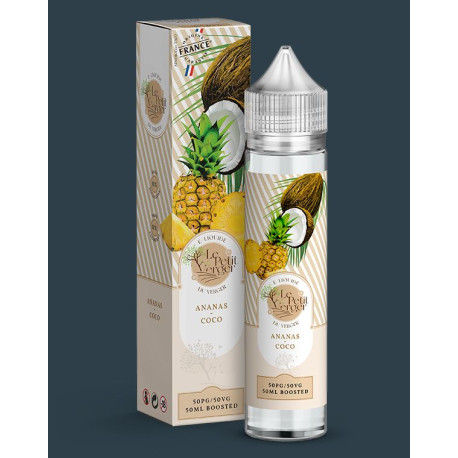 E-liquide Ananas Coco 50ml de la gamme Petit Verger
