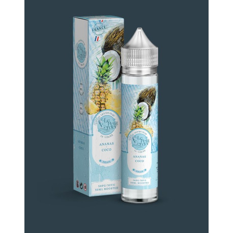 E-liquide Ananas Coco FRAIS  50ml de la gamme Petit Verger