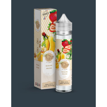 E-liquide Banane Fraise 50ml de la gamme Petit Verger