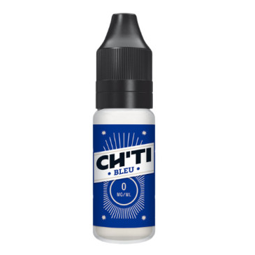 E-liquide Bleu de la marque Chti Liquid | Fruité et frais.