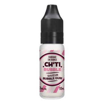 E-liquide Bubble Gum 10ml de la marque Chti Liquid | Fruité