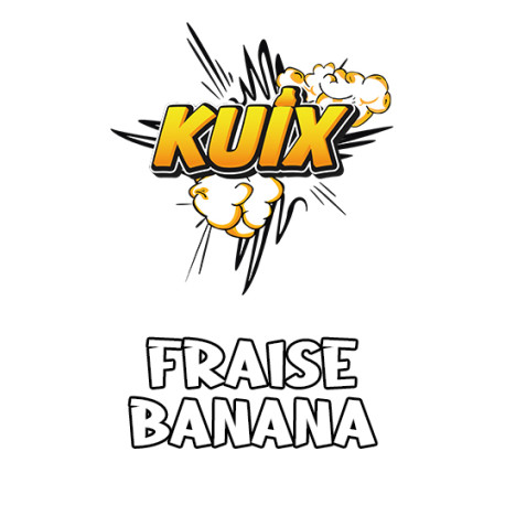 Cartouche Fraise Banana pour pod Kuix de la marque LiquideLab