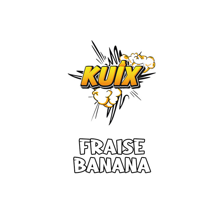 Cartouche Fraise Banana pour pod Kuix de la marque Liquide Lab