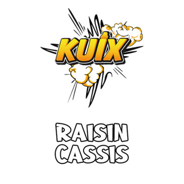 Cartouche Cassis Raisin pour pod Kuix de la marque Liquide Lab