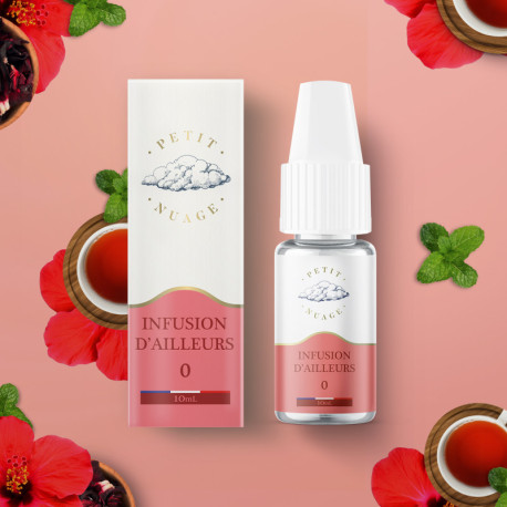 E-liquide Infusion d'ailleurs 10 ml de la marque Petit Nuage.mo