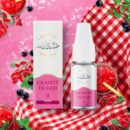 E-liquide Granité de Goji 10 ml de la marque Petit Nuage.mo