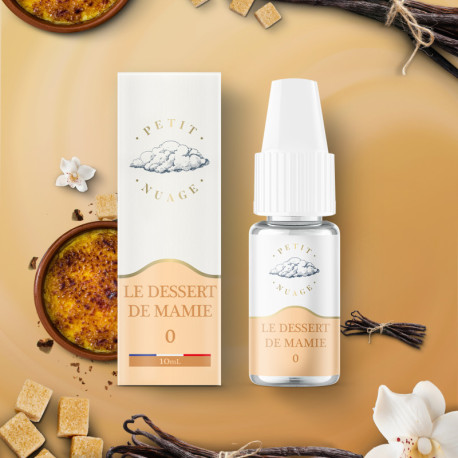E-liquide Le Dessert de Mamie 10 ml de la marque Petit Nuage.mo