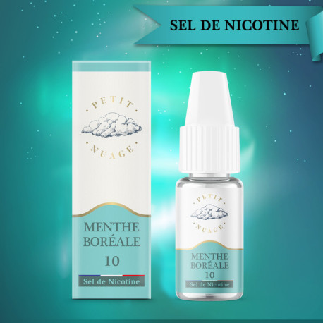 E-liquide Menthe Boréale Salt de la marque Petit Nuage.mo