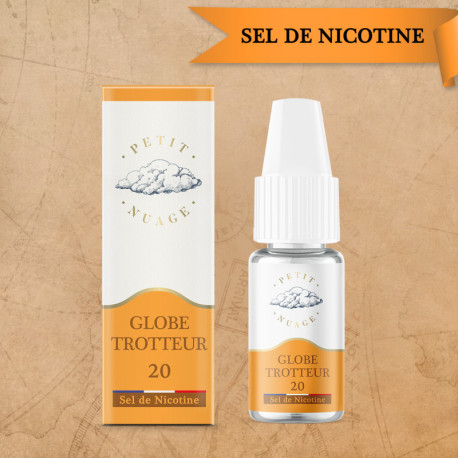 E-liquide Globe Trotteur Salt de la marque Petit Nuage.mo