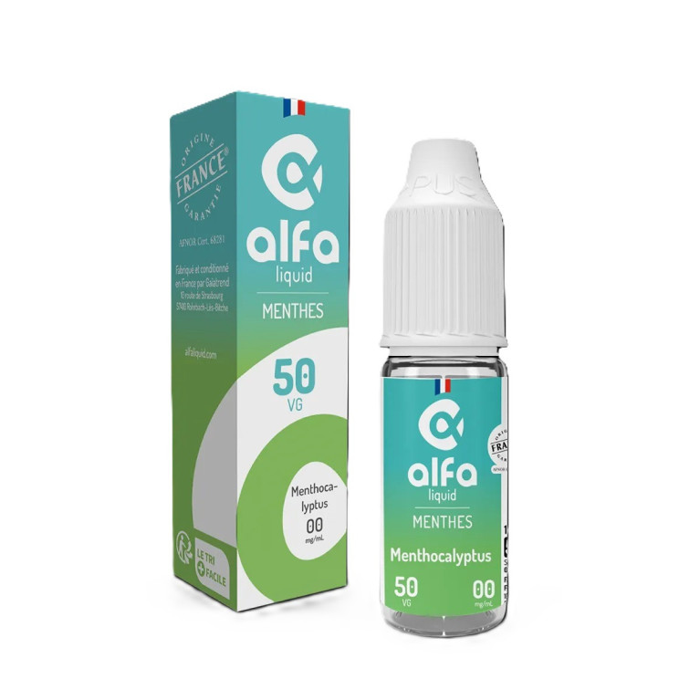 E-liquide Menthocalyptus de la marque Alfaliquid chez Klopina