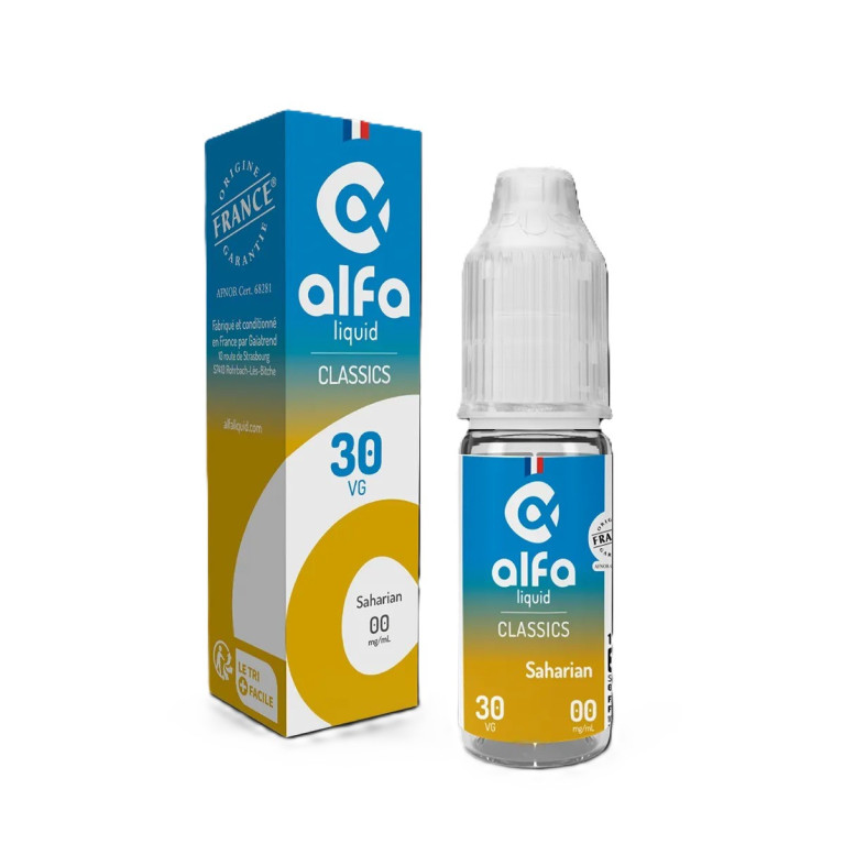 E-liquide Saharian de la marque Alfaliquid | Un classique chez Klopina
