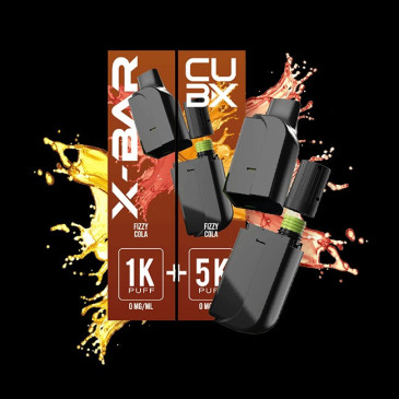 Cartouche Fizzy Cola pour pod CUB-X de la marque X-BAR