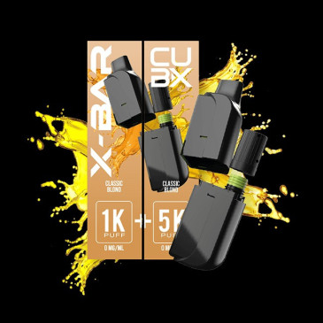 Cartouche Tabac Blond pour pod CUB-X de la marque X-BAR