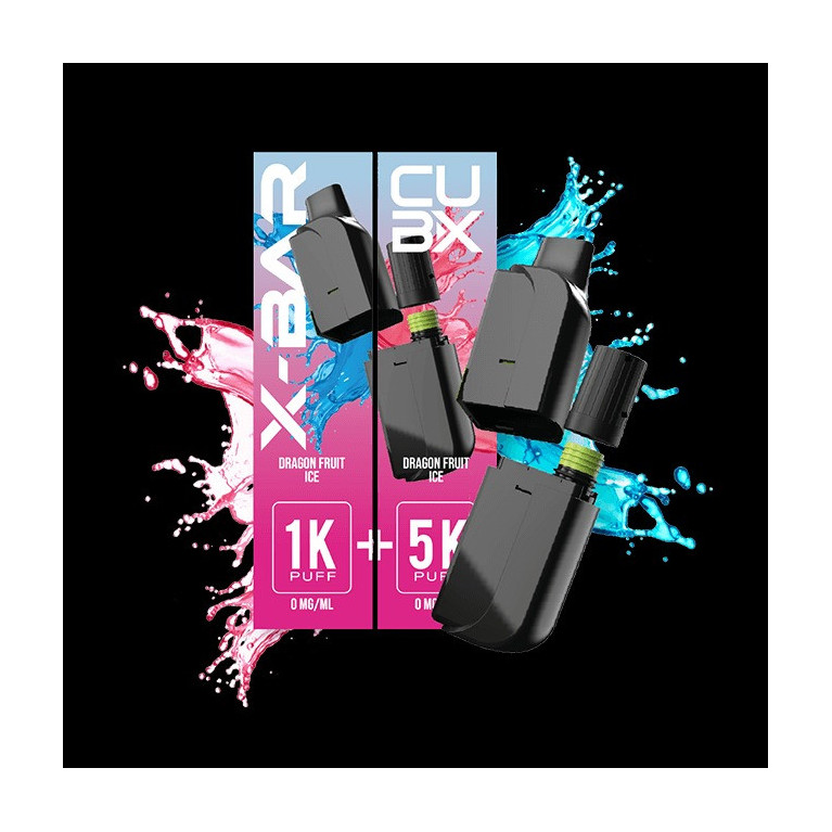 Cartouche Fruit du dragon Frais pour pod CUB-X de la marque X-BAR