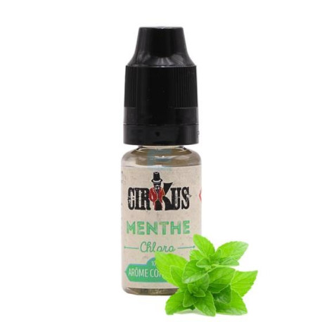Arôme Concentré Menthe Chlorophylle 10ml de la gamme Cirkus
