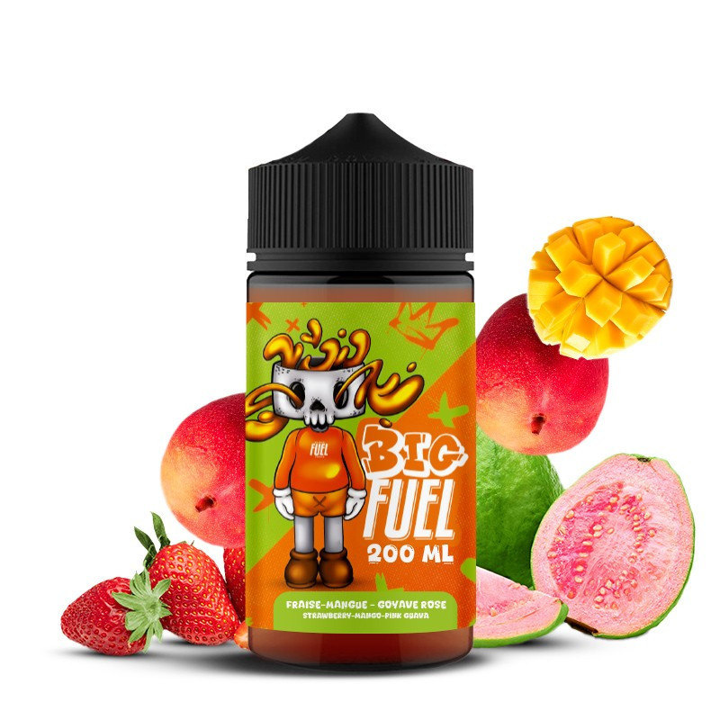E-liquide Goyave Fraise Mangue de la gamme Big Fuel