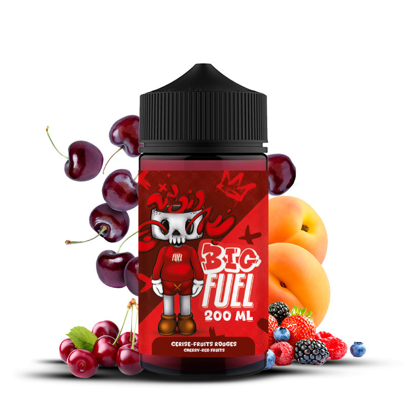E-liquide Cerise Fruits rouges Abricot de la gamme Big Fuel