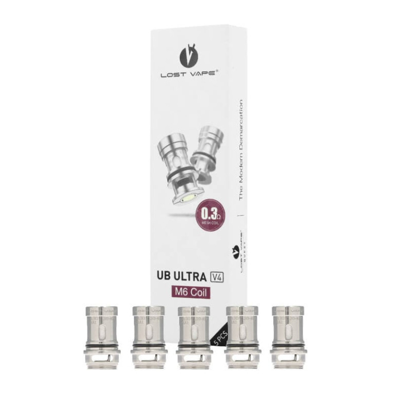 Lot de 5 Résistances UB Ultra de la marque LOST VAPE