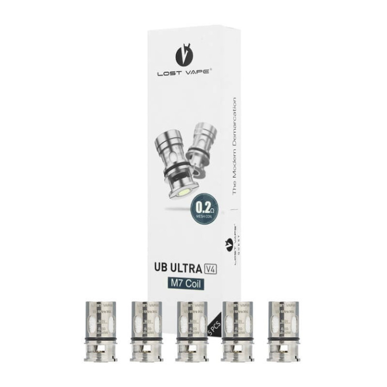 Lot de 5 Résistances UB Ultra de la marque LOST VAPE