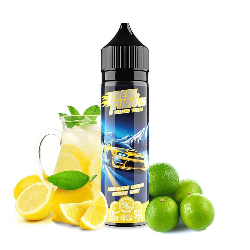 E-liquide Yellow Turbo de la gamme Fresh & Furious