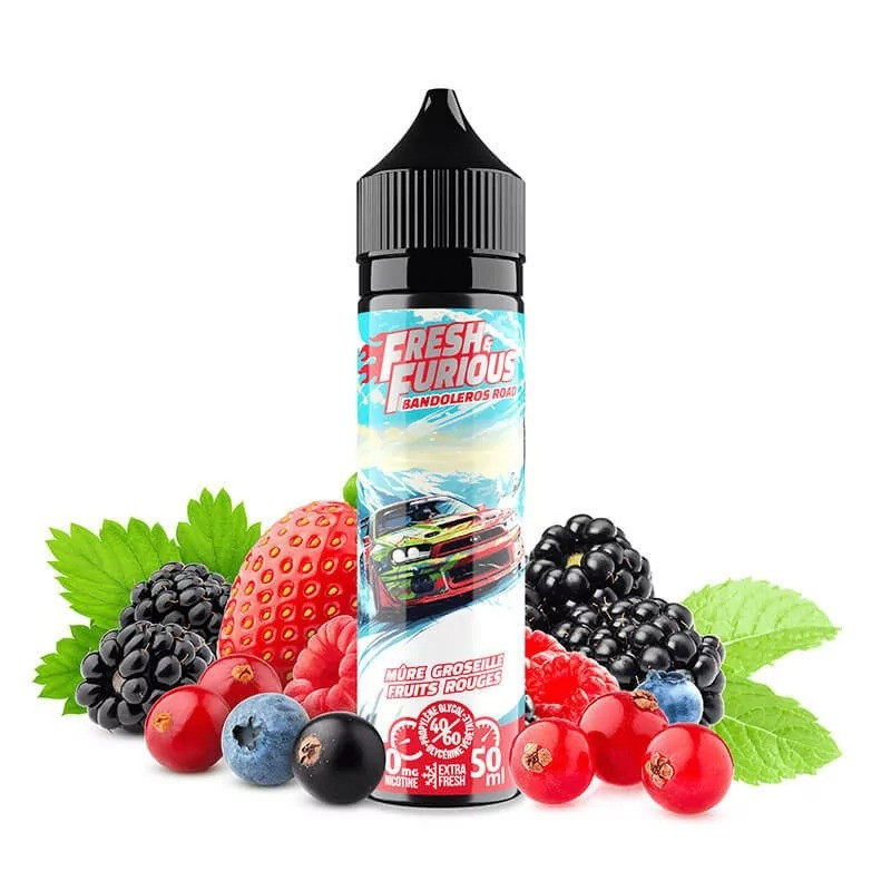 E-liquide Bandoleros Road 50ml de la gamme Fresh & Furious