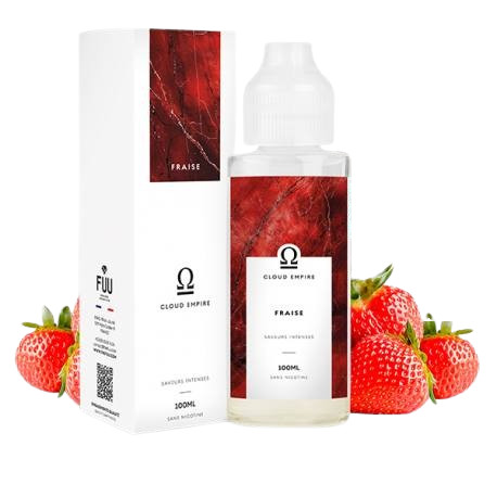 E-liquide Fraise 100ml de la marque Cloud empire