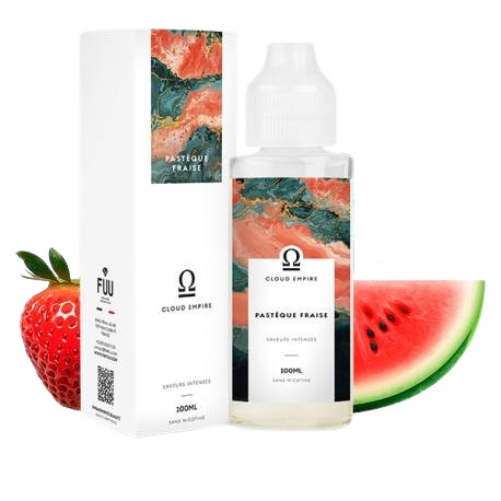 E-liquide Pastèque fraise 100ml de la marque Cloud empire